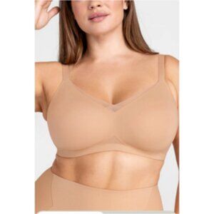HoneyLove Bras Cross Over Wireless Comfort Back Smoothing Bundle of 2 Large
